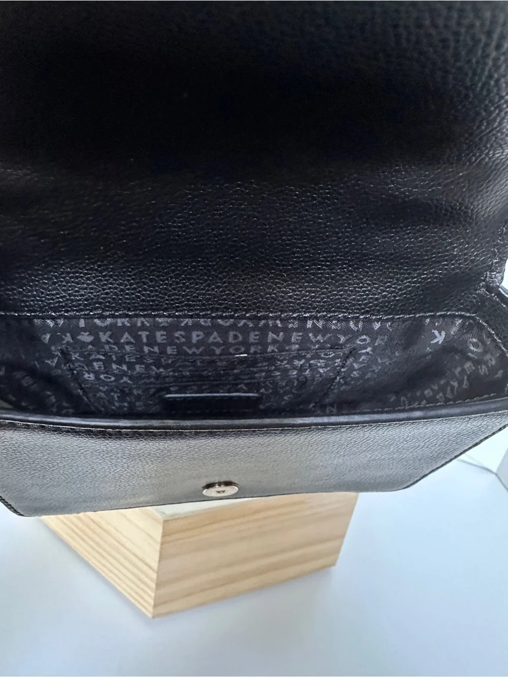 Kate Spade New York Maisie Black Rock Glitter Top Handle Handbag (No Strap)